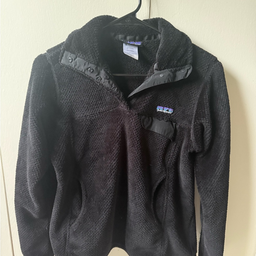 Patagonia Black Synchilla Snap-T Pullover